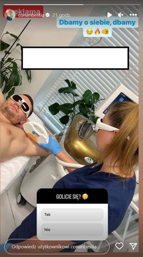 Conan Kaźmierski i Ewa zafundowali sobie zabieg