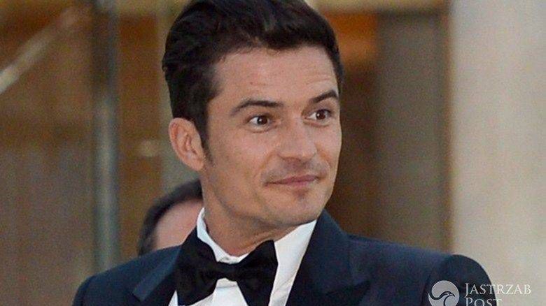 Orlando Bloom w jasnych włosach