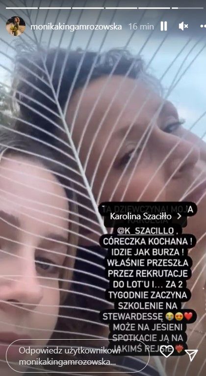 Monika Mrozowska o sukcesie córki