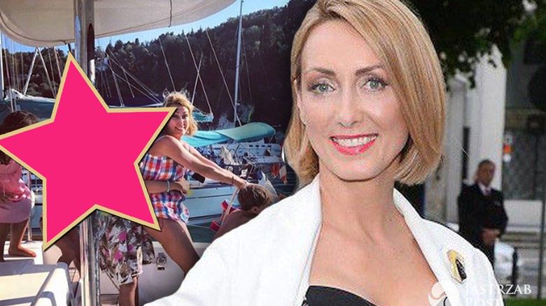 Anna Kalczyńska na wakacjach z dziećmi