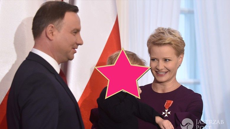 Małgorzata Kożuchowska u Andrzeja Dudy w Święto Niepodległości 2016