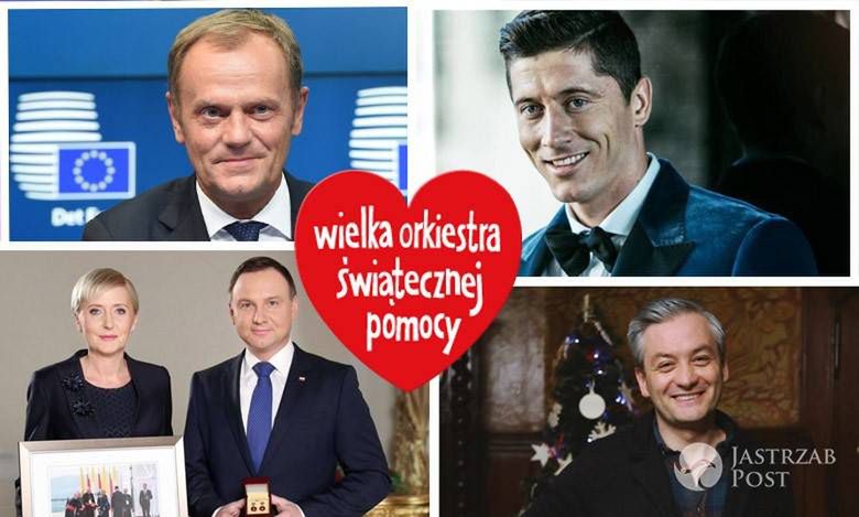 Dzień z Donaldem Tuskiem, kolacja z Robertem Lewandowskim, zdjęcie Agaty Dudy... Wybraliśmy 10 najdroższych aukcji WOŚP 2017