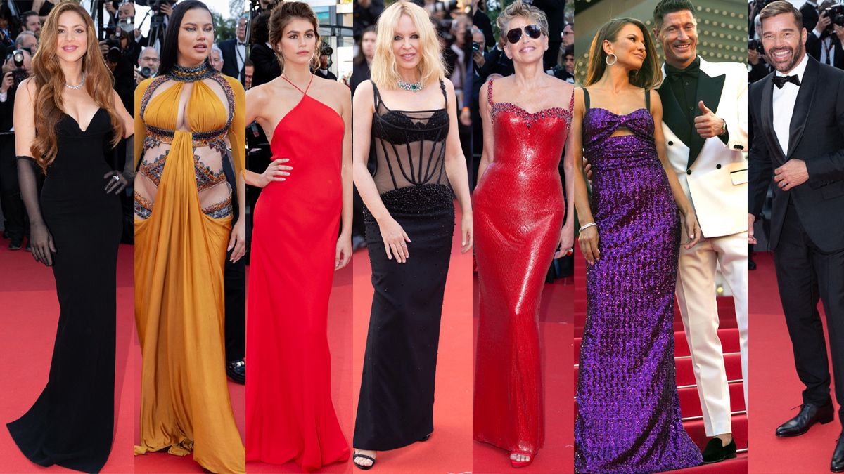 Cannes 2022. Gwiazdy na premierze filmu "Elvis": Shakira, Lewandowscy, Adriana Lima, Kylie Minogue, Kaia Gerber
