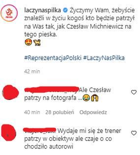 Komentarze pod wpisem PZPN