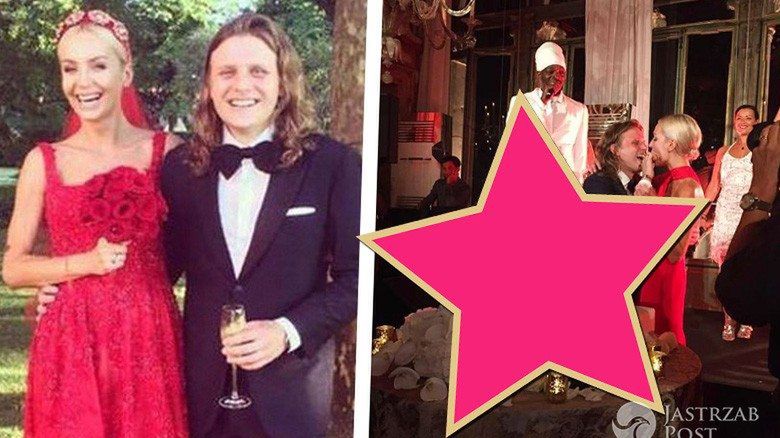 Agnieszka Szulim i Piotr Woźniak-Starak, tort