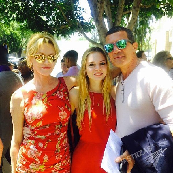 Melanie Griffith, Stella Banderas, Antonio Banderas