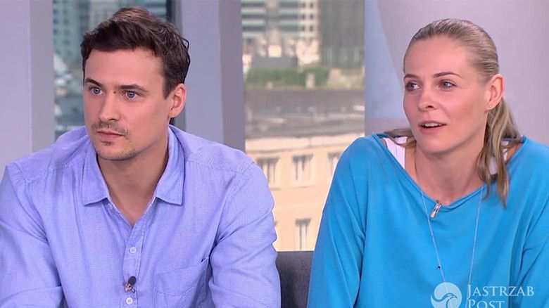 Mateusz Damięcki i Paulina Andrzejewska w Dzień Dobry TVN