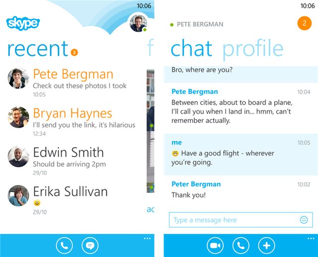 Skype dla Windows Phone 8 już jest!