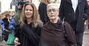 Beata Tyszkiewicz z córką na mszy pożegnalnej Andrzeja Wajdy