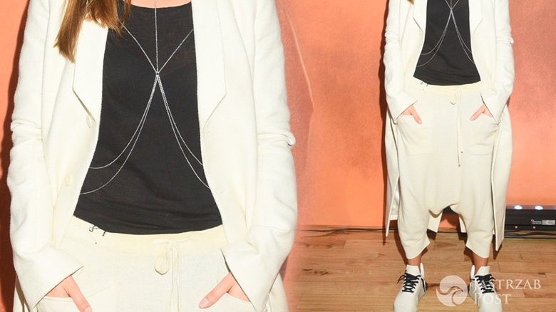 Malwina Wędzikowska na prezentacji kolekcji W.Kruk 2017. Zdjęcia