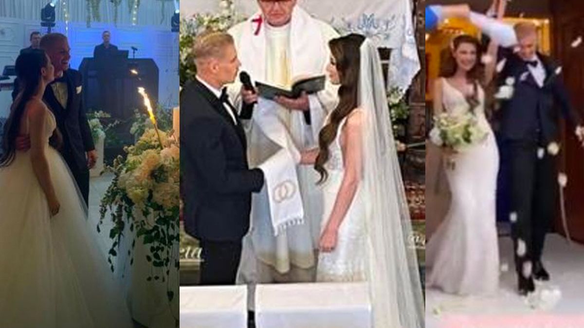 Piłkarz reprezentacji Polski wziął ślub. Uwagę przykuwają dwie kreacje panny młodej, a także suknie żony Kamila Glika