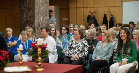 Spotkanie wigilijne w pilskim szpitalu