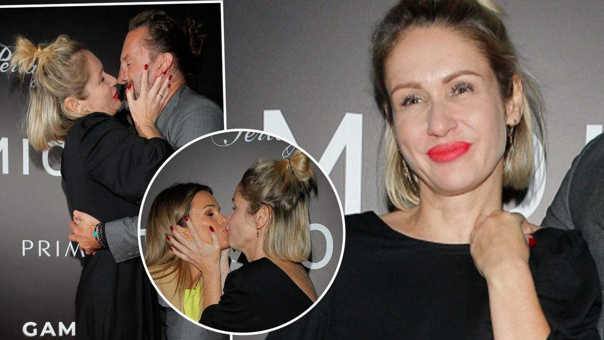 Małgorzata Ohme całuje partnera - pokaz Łukasza Jemioła