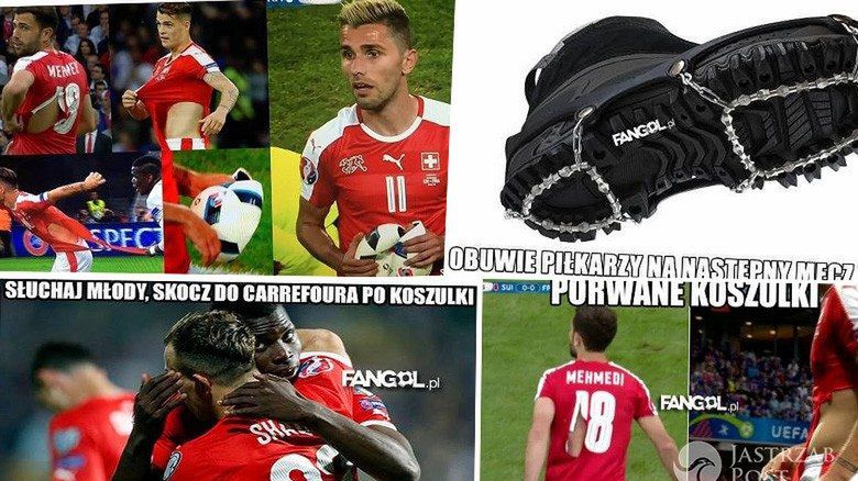 Mecz Francja-Szwajcaria EURO 2016 memy