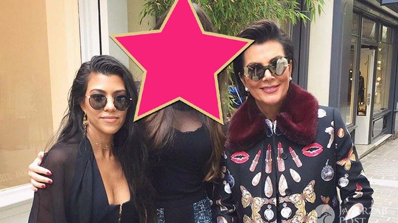 Celia Jaunat, Kourtney Kardashian, Kris Jenner na Fashion Week w Paryżu