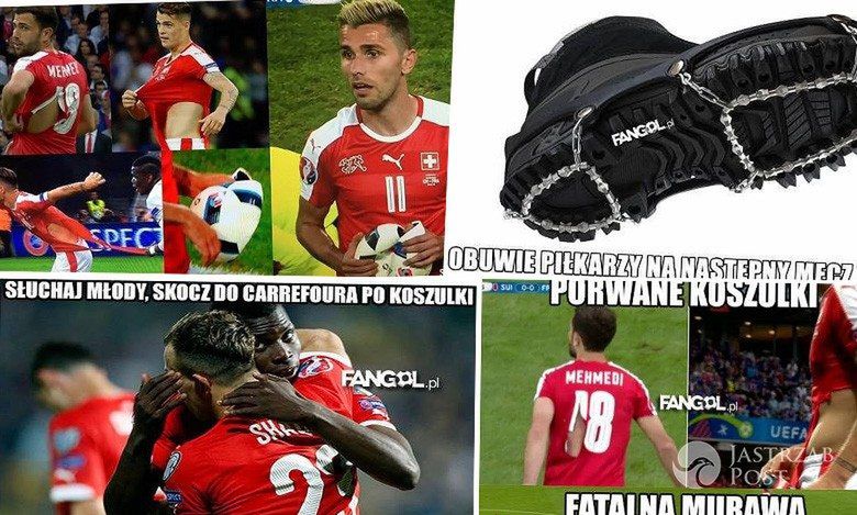 Mecz Francja-Szwajcaria EURO 2016 memy