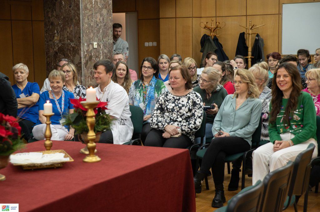 Spotkanie wigilijne w pilskim szpitalu