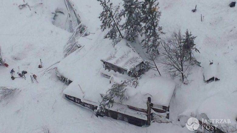 Lawina we Włoszech 2017