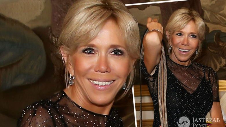 Brigitte Macron powitała Clemencię Rodriguez w czarnej mini