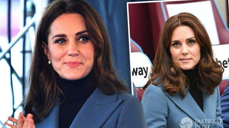 Księżna Kate w niebieskiej marynarce