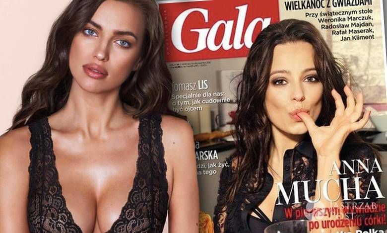 Apetyczna Irina Shayk jak Anna Mucha! Ona też wcina makaron i kusi piersiami w zmysłowej pozie!