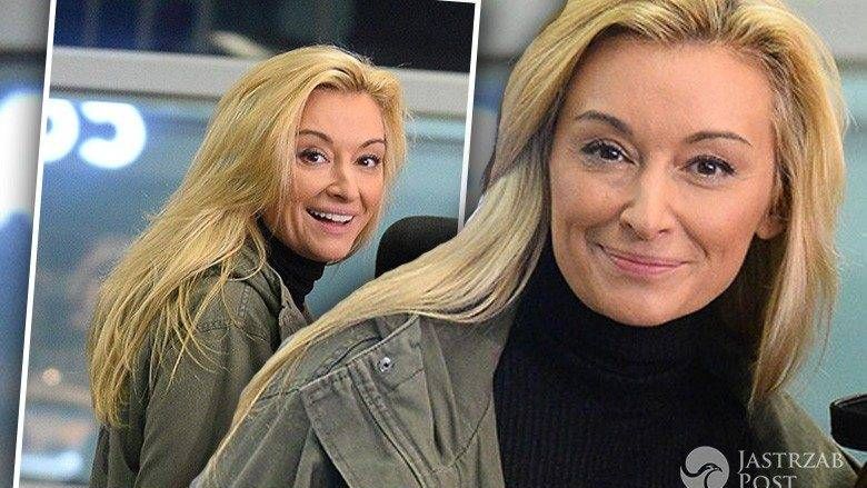 Martyna Wojciechowska na lotnisku