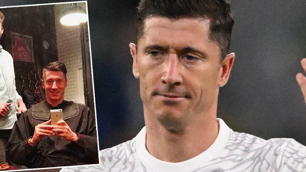 Mundial trwa, a Lewandowski wpadł na pomysł farbowania się na blond! "No dobra, niech będzie". Pasuje mu tak odważny kolor?