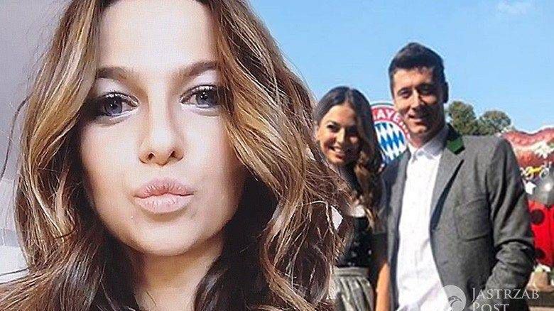 Anna Lewandowska i Robert Lewandowski w regionalnych strojach na Oktoberfest