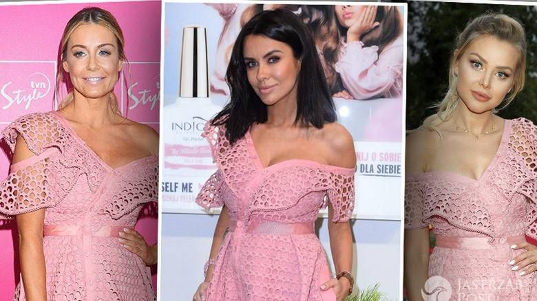 Natalia Siwiec INDIGO w sukience Self portrait