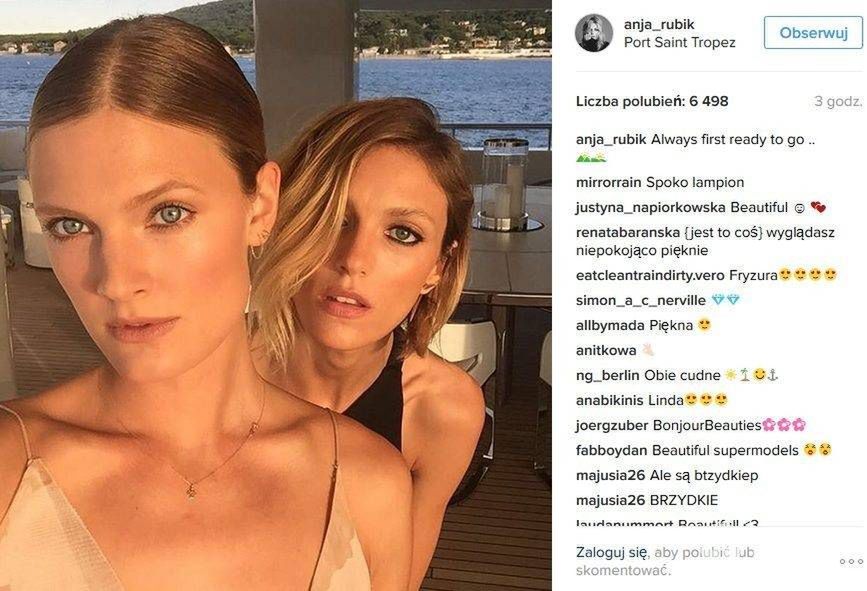 Anja Rubik i Constance Jablonski na imprezie u Leonardo DiCaprio