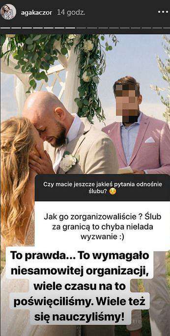Agnieszka Kaczorowska pokazała nowe zdjęcia ze swojego ślubu