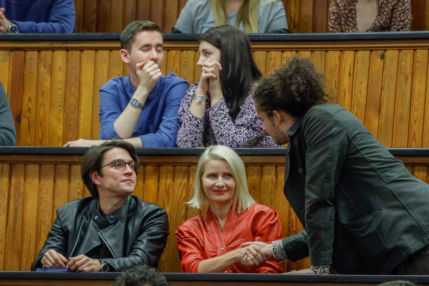 Nikodem Rozbicki i Małgorzata Kożuchowska. Foto z planu