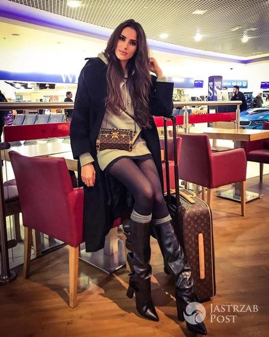 Celia Jaunat z torebką Louis Vuitton