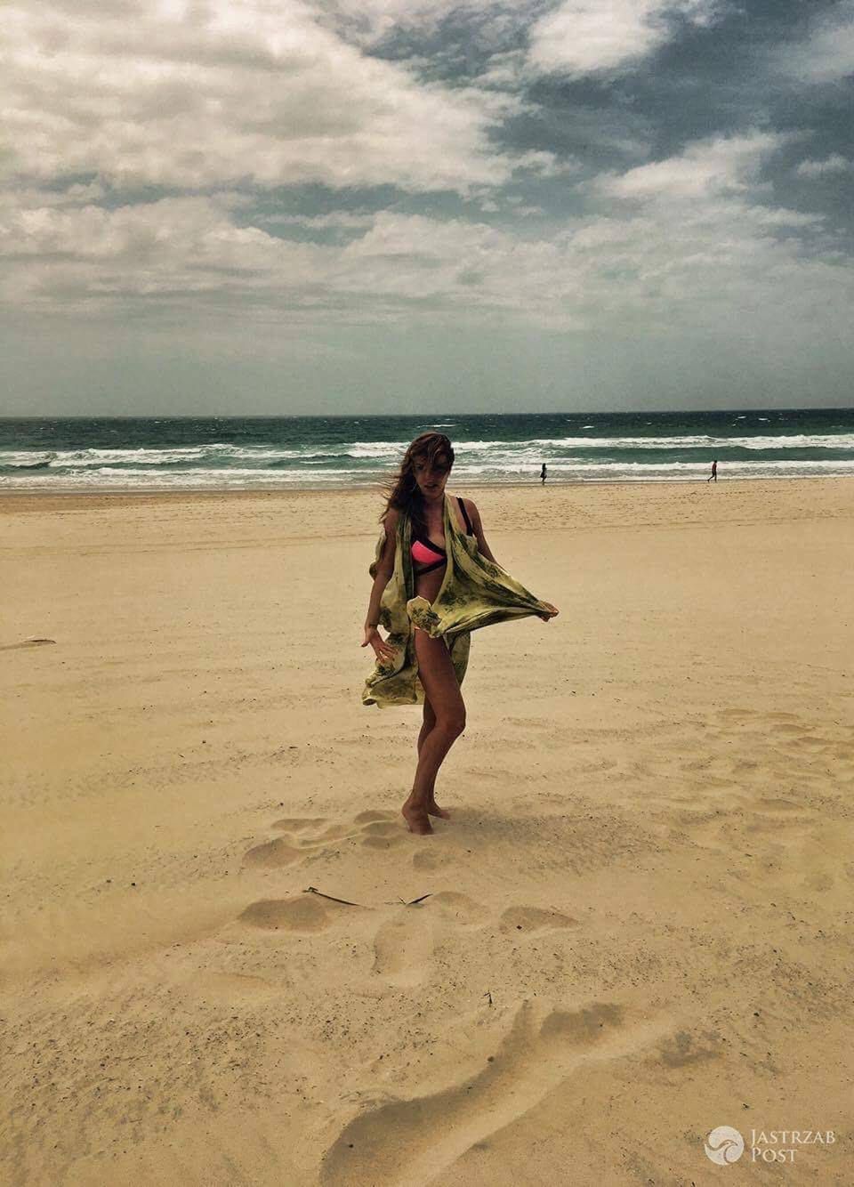 Agata Załęcka na wakacjach w Australii