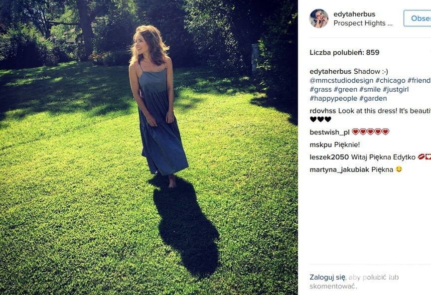 Edyta Herbuś na wakacjach w USA
