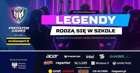 Największa w Europie platforma edukacyjna o esporcie i gamingu – startuje drugi sezon Predator Games. Fantastyczna inicjatywa dla szkół