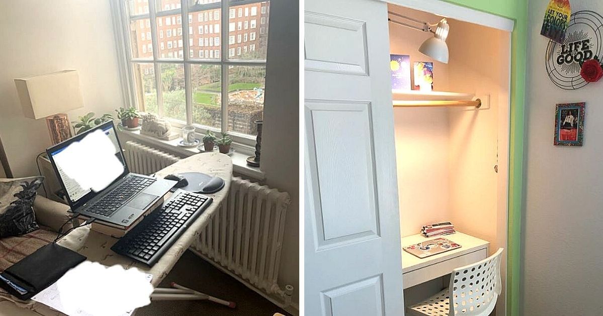 17 Home Offices Where Temporary Solutions Lasted a Year!