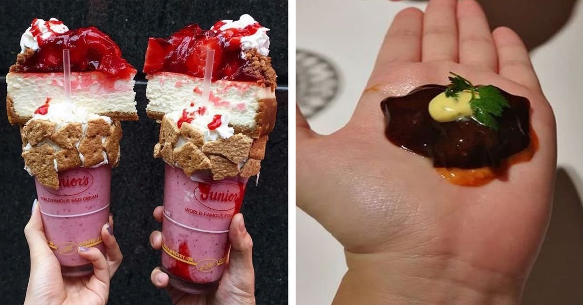 17 Examples of Dishes and Drinks Where Creativity Has Been Unleashed. And It’s Gone Astray