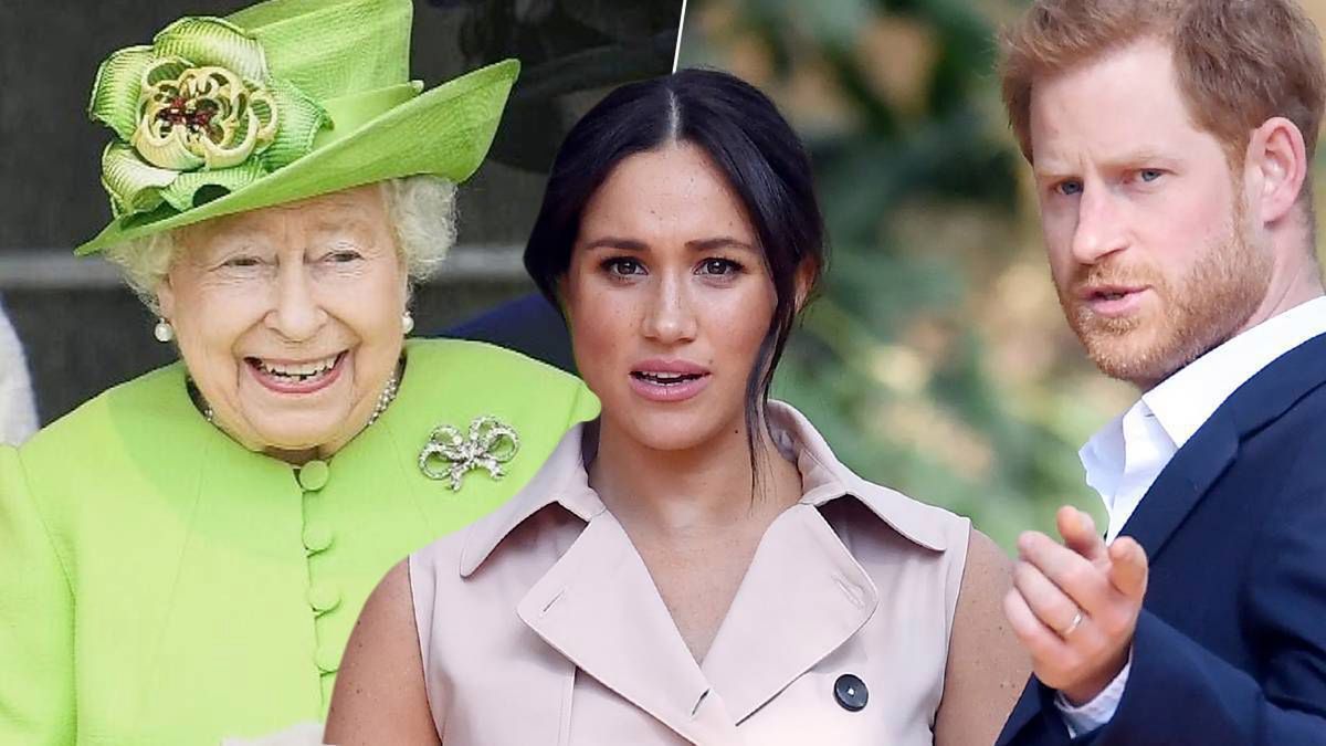 Królowa Elżbieta II, Meghan Markle i książę Harry