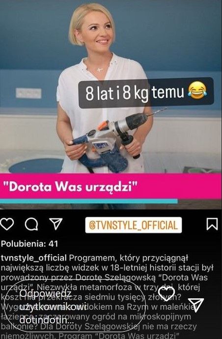 Dorota Szelągowska pochwaliła się w internecie starym zdjęciem