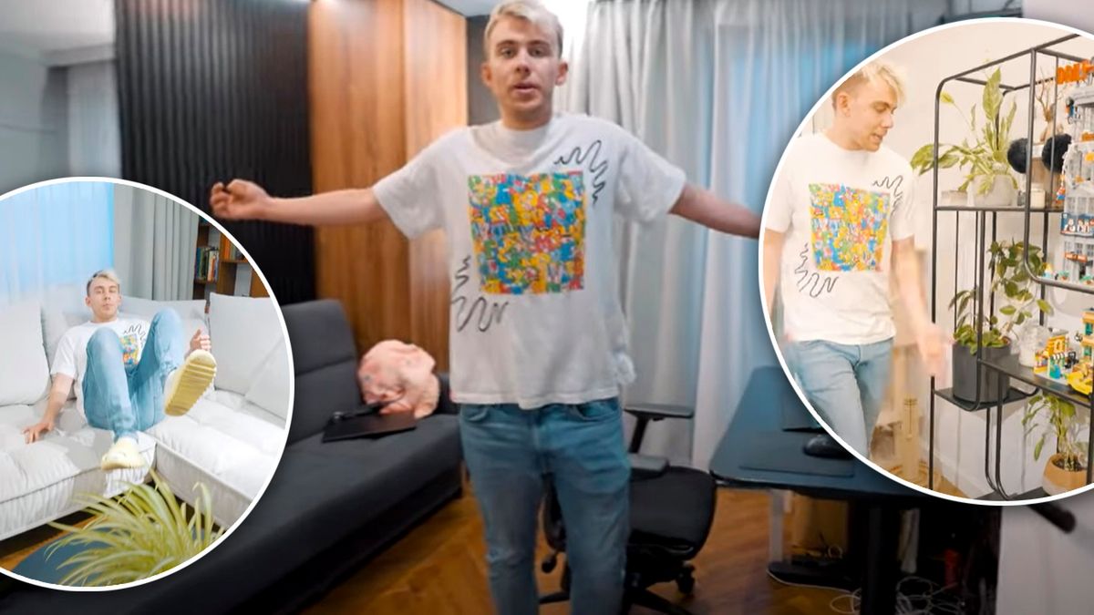 Blowek pokazał swój apartament za 2 mln zł! Tak mieszka król polskiego YouTube'a. Ociekających luksusem wnętrz mogą mu pozazdrościć największe gwiazdy