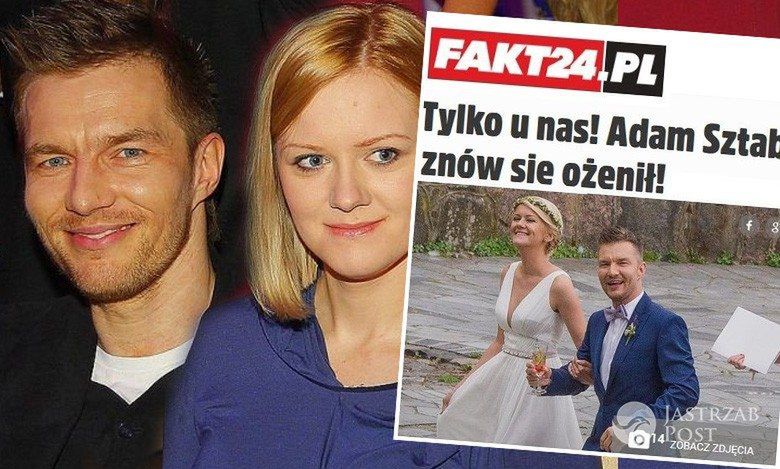 Adam Sztaba i Agnieszka Dranikowska wzięli ślub! "Fakt" zdradził szczegóły ceremonii