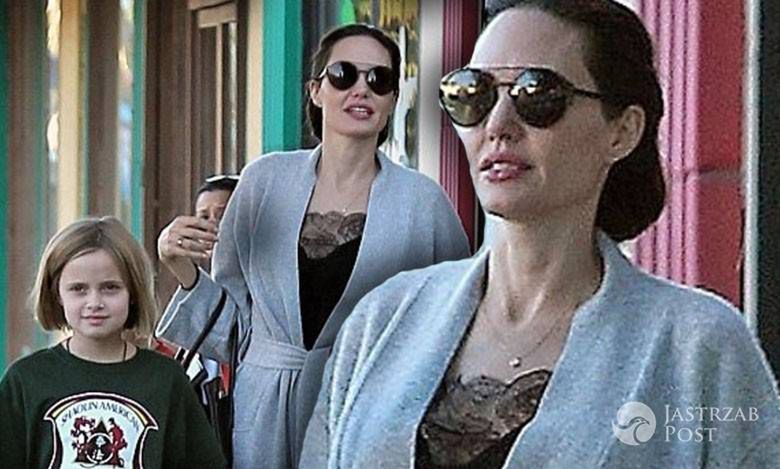 Angelina Jolie odprowadza Vivienne Jolie-Pitt na zajęcia z karate