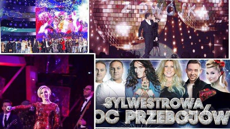 Sylwester 2016/17 w TVN, TVP, Polsat