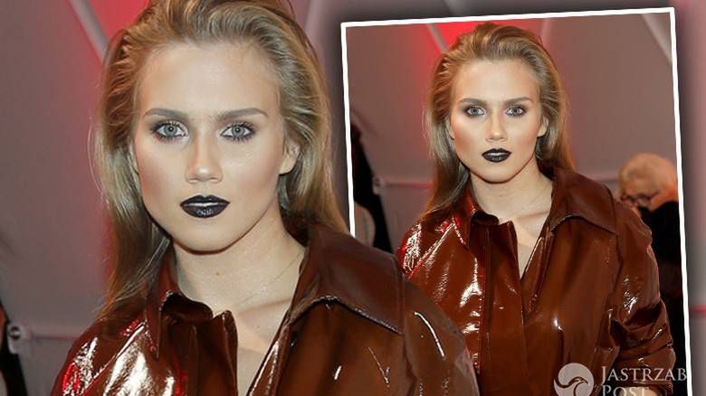 Agnieszka Kaczorowska w halloweenowej stylizacji na imprezie sportowej marki