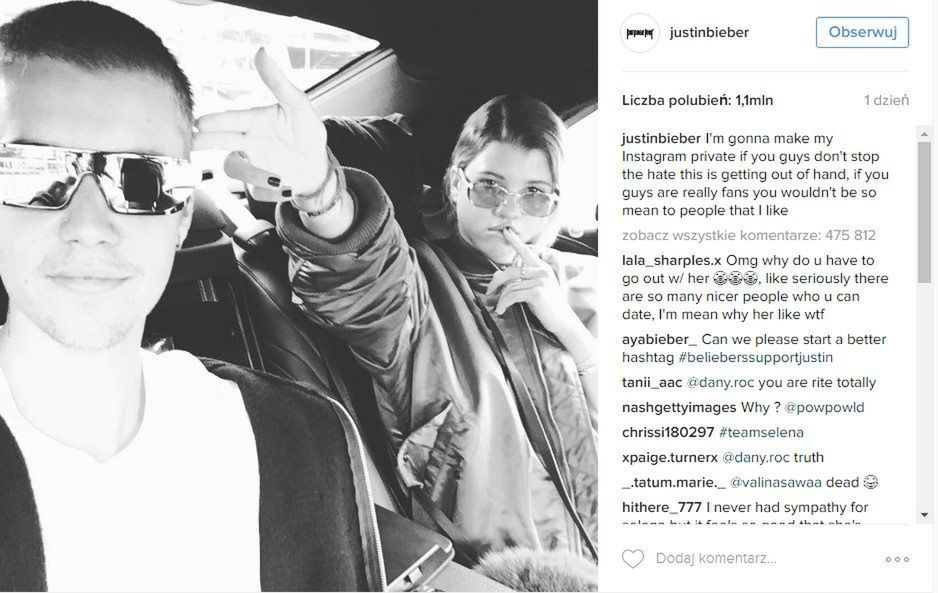 Justin Bieber Instagram