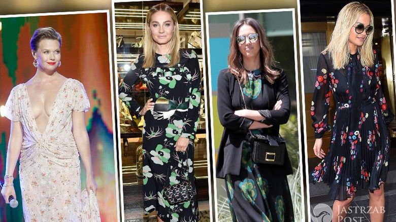 sukienki w kwiaty jesień 2016