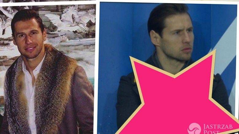 Grzegorz Krychowiak w płaszczu na meczu AS Monaco