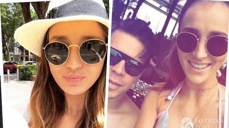 Marina i Wojciech Szczęsny w Sinagapurze