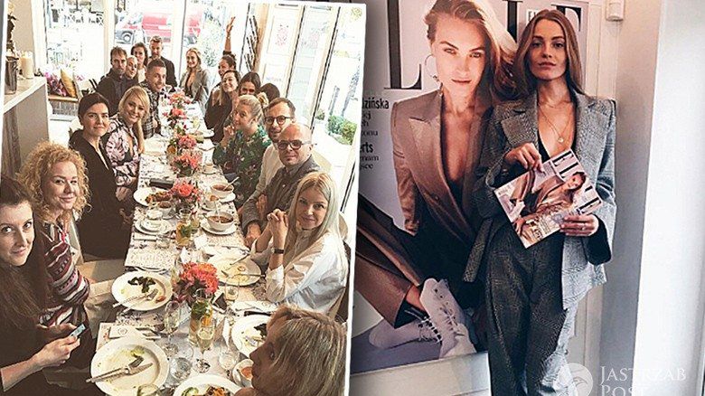 Anna Jagodzińska świętuje grudniową okładkę ELLE